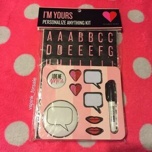 Victoria's Secret Personalize Anything Kit new VS Collector